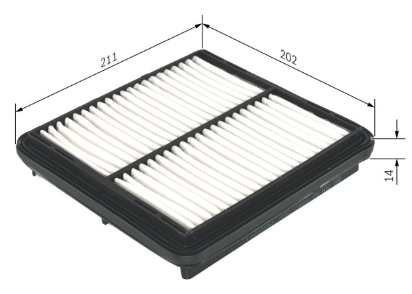 1457433963, Luftfilter, Vzduchový filtr, BOSCH, 96182220, 3010200, A1322, A1353, A35368, AG931, AI5195, ALA1901, AP0821, C2228, CA5944, CDW12103, E763L, ELP3839, J1320900, LX827, U682, WA1010, WA6250, C2229, PA7286