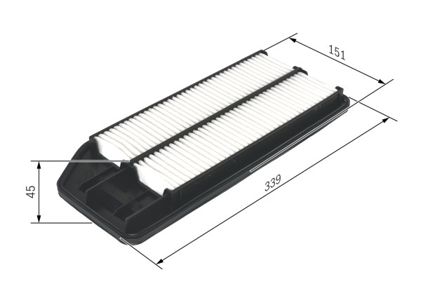 1987429192, Luftfilter, Vzduchový filtr, BOSCH, 17220-RAA-A00, 17220-RAA-A01, 17220-RAA-Y00, 17220-RAA-Y01, 3027600, A1263, A1508, A25503, ADH22252, AG1186, ALA1317, AP1023, C3434, CA9564, J1324051, LX1945, PA7548, S3276A, WA1158, WA9488