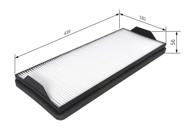1987431168, Kupefilter, Filtr, vzduch v interiéru, BOSCH, 7424993604, A9408350047, A940835004764, 9408350047, 940835004764, 1987431457, 21653007, ACP9691, AF26174, CU4469, E980LI, K1253, LA358, MP132