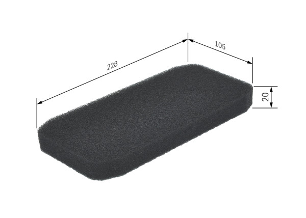 Kupefilter - 1987431173 BOSCH - 1600428, 5001010063, 5001833354