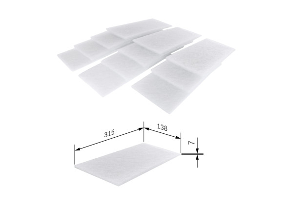 Kupefilter - 1987431184 BOSCH - 110807A, A0018355847, 0018355847