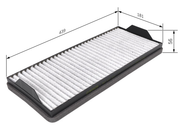 1987431457, Kupefilter, Filtr, vzduch v interiéru, BOSCH, 7424993606, A9408350147, B67582414, 9408350147, 1987431168, 21653000, CUK4469, E980LC, K1253A, LAK358, MC632