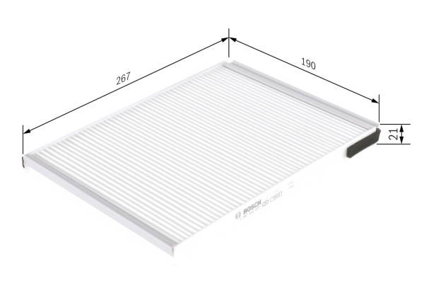 1987432077, Kupefilter, Filtr, vzduch v interiéru, BOSCH, 6447FG, 9636783780, 21653032, 5304100, AH180, ALC570314, CF8750, CU2630, E2917LI, EKF223, ELR7126, K1107, LA135