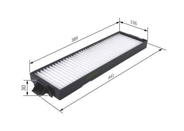 Kupefilter - 1987432096 BOSCH - 32020156, 4632493, 4230322