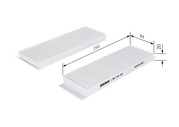 1987435050, Kupefilter, Filtr, vzduch v interiéru, BOSCH, 971334P000, 5321200, 715748, ADG02570, AH3932, CF116442, CU250082, E3916LI2, E6842, FAAHY31, HC8225, J1340525, K13572X, LA912S, N1340520, PC83622, V52300017, WP2082, PF548