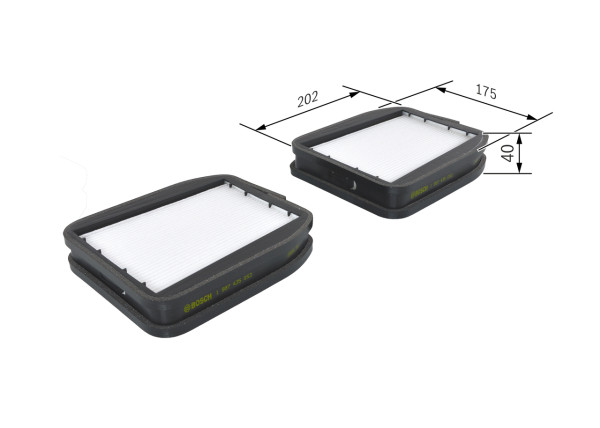 1987435053, Kupefilter, Filtr, vzduch v interiéru, BOSCH, A2118301218, 2118301218, 0123190021S, 10949662, 1987432512, 49662, ADU172517, CU180002, LA455S, V30301059, PF211