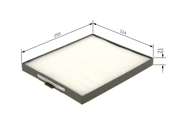 Kupefilter - 1987435092 BOSCH - 0K55361C14A, 5324000, AH344