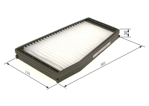 Kupefilter - 1987435122 BOSCH - 96296618, 96327366, 5313300