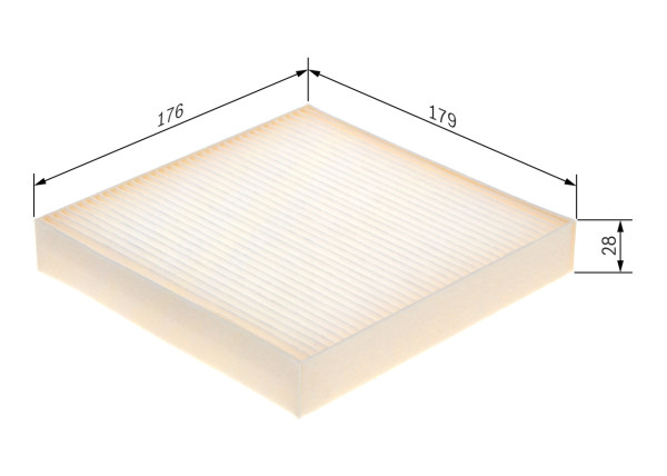 1987435134, Kupefilter, Filtr, vzduch v interiéru, BOSCH, 97133G6000, KC6123, ADG02598, AH744, CU18009, K1420, LVCF688, MS6527
