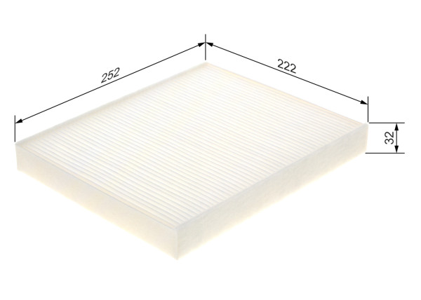 1987435135, Kupefilter, Filtr, vzduch v interiéru, BOSCH, 2Q0819644, 0986628566, 17585, ACP312, ADV182536, CU26021, E4981LI, K1388, LA8163, WP2170, 1987435596