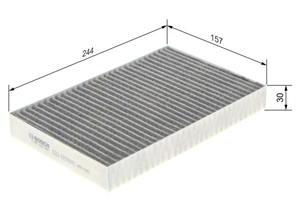 Kupefilter - 1987435569 BOSCH - 103512500A, 0986628592, ALC6561