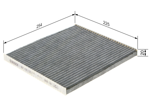 1987435572, Kupefilter, Filtr, vzduch v interiéru, BOSCH, 971333SAA0, 1987432269, AC125, ADG02578, CC1453, CF11178, CUK26017, K1340, PC8376, 80004434