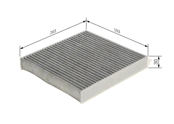 Kupefilter - 1987435584 BOSCH - 64119159713, 64319175484, E4939LC