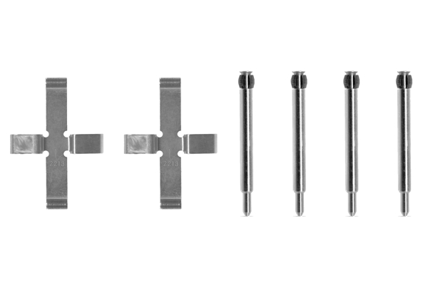 Tilbehørssett, skivebremseklosser - 1987474093 BOSCH - 0980, 1090980, 13046000882