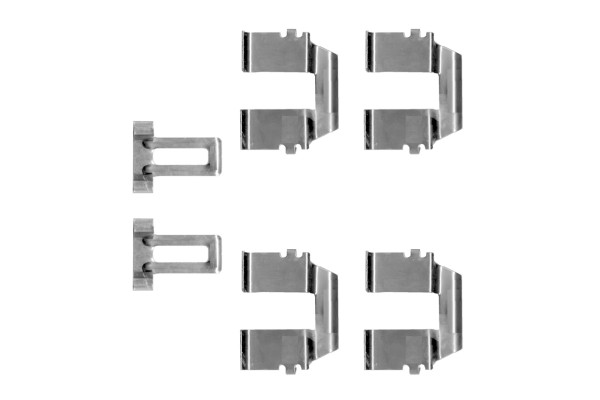 Tilbehørssett, skivebremseklosser - 1987474264 BOSCH - 1091233, PFK428
