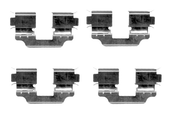 Tilbehørssett, skivebremseklosser - 1987474341 BOSCH - 1091653, 13046002502, PFK452