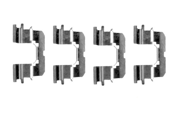Tilbehørssett, skivebremseklosser - 1987474374 BOSCH - 1091227, PFK422