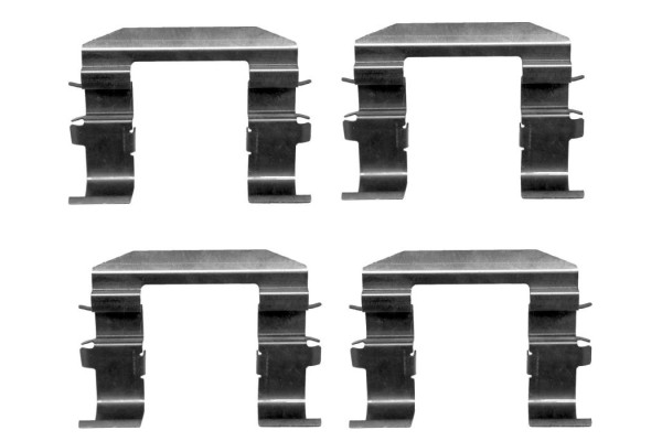 Tilbehørssett, skivebremseklosser - 1987474420 BOSCH - 581443E500, 1091664, 82510900