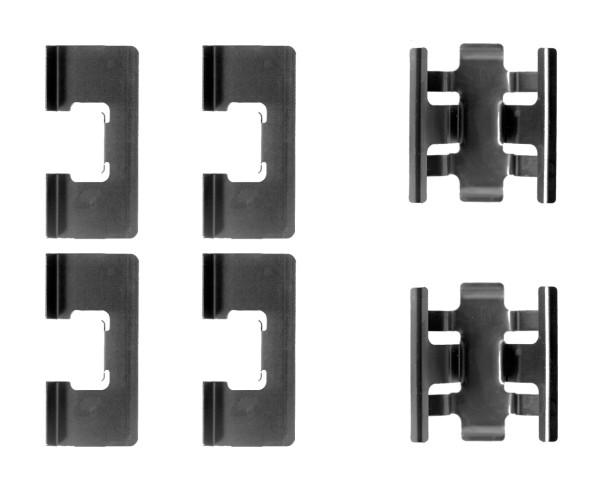 1987474608, Tilbehørssett, skivebremseklosser, Sada příslušenství, obložení kotoučové brzdy, BOSCH, 1091091, 13046004302, PFK269