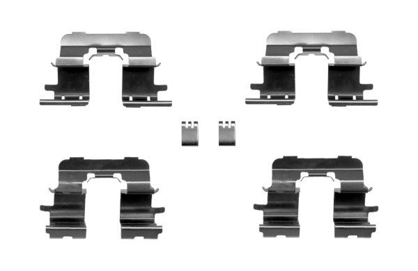 Tilbehørssett, skivebremseklosser - 1987474641 BOSCH - 1091290, PFK459