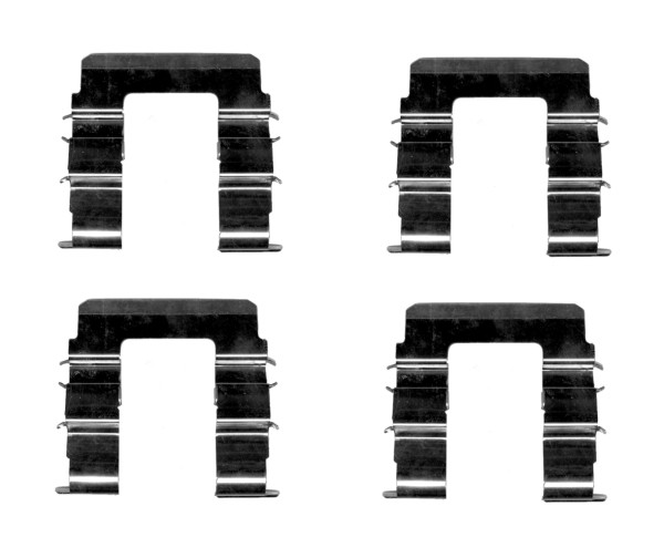 1987474650, Tilbehørssett, skivebremseklosser, Sada příslušenství, obložení kotoučové brzdy, BOSCH, 1091615, PFK511