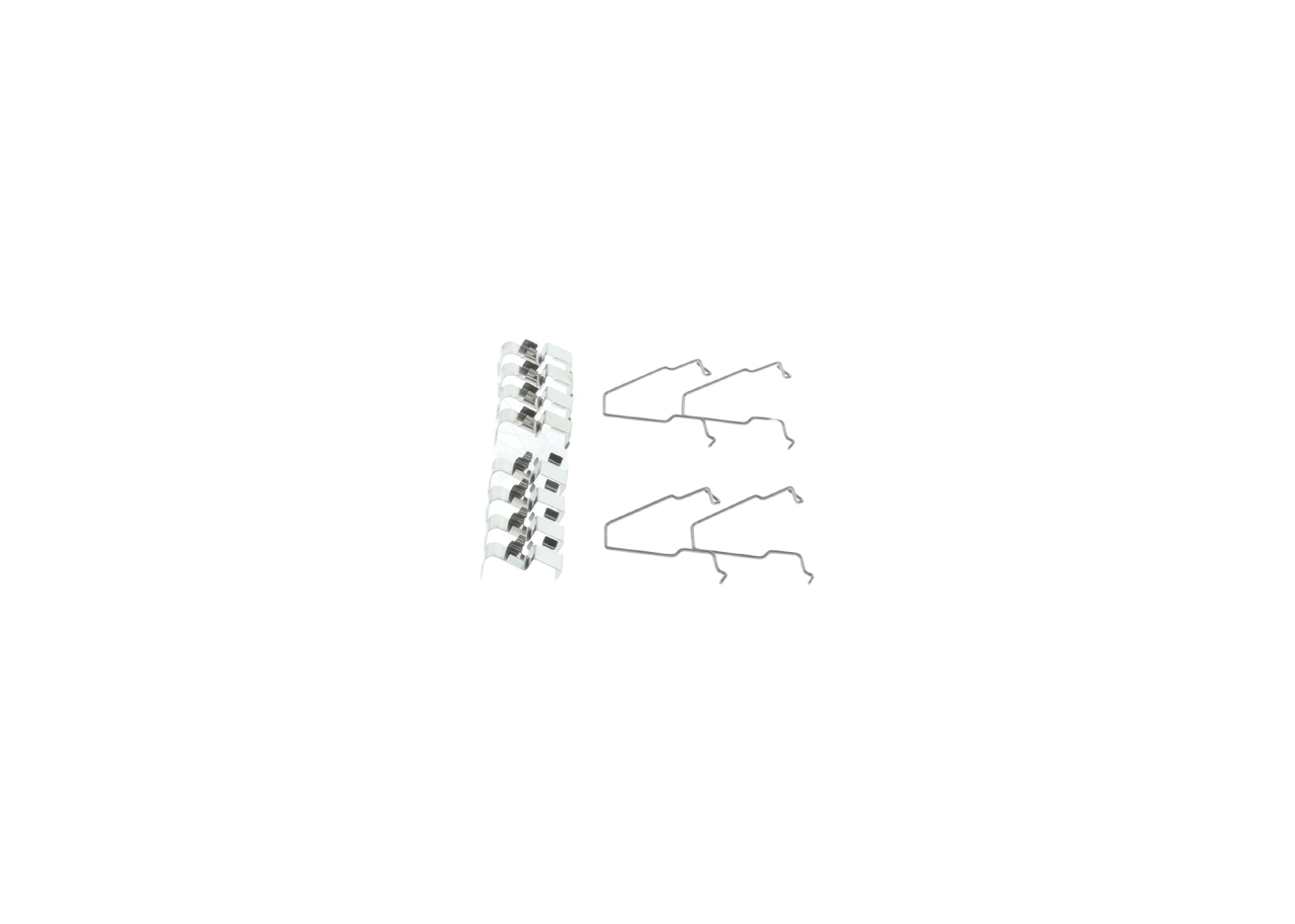 Tilbehørssett, skivebremseklosser - 1987474666 BOSCH - 1091652, 13046002962, PFK496