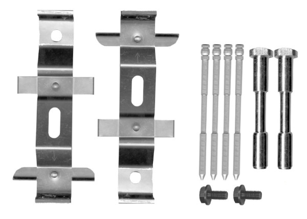 Tilbehørssett, skivebremseklosser - 1987474759 BOSCH - 1091894, 82539200, 8DZ355205-511