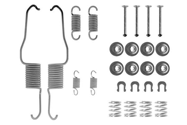 Tilbehørssett, bremsesko - 1987475117 BOSCH - 03013791162, 1050684, SFK202