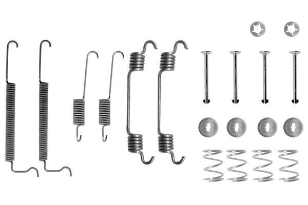 Tilbehørssett, bremsesko - 1987475134 BOSCH - 03013791672, 1050710, 1987475121