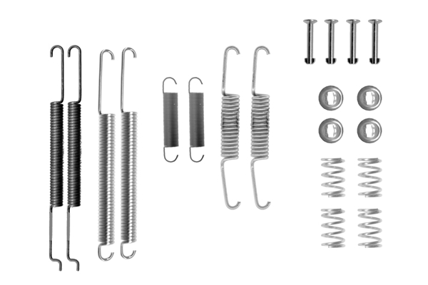 Tilbehørssett, bremsesko - 1987475242 BOSCH - 03013791642, 1050681, 1987475156