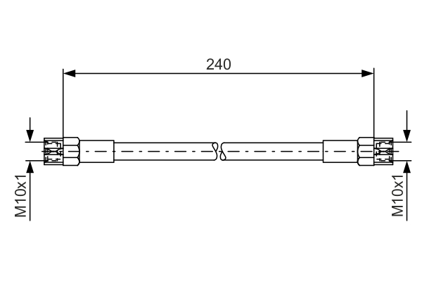1987476224, Bremseslange, Brzdová hadice, BOSCH, 268705, 3268705, 443611775A, A0004282635, 0004282635, 32687055, 03520402403, 171144B, 190012, 19018653, 240510, 6T46564, 92BHVK060, BFH4505, FHY2012, G190012, GHP314, LH2220, T50022, 24520102413, PHA126, T85038, 32946269, 83520402403, 64947332, 9001126