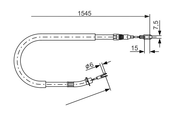 1987477857, Kabel, parkeringsbrems, Tažné lanko, parkovací brzda, BOSCH, A9014202885, 9014202885, 109874, 24372704632, 405209, 814023152, 8AS355667-471, 9033113, BC2820, C0442B, CAB1285, 19033028, 904403, BC3794