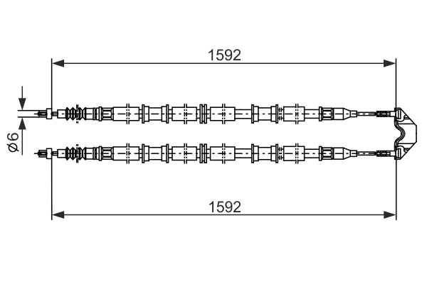 1987482102, Kabel, parkeringsbrems, Tažné lanko, parkovací brzda, BOSCH, 24465148, 522007, 522528, 115863, 18409045148, 24372707532, 33166, 433018B, 44029900, 5243, 814024170, 8AS355667-801, 903350, BC3649, C0654B, CAB1455, FBS17039, FHB433018, GCH2509, 115863KA, 19036615, BC4319, FBS25024, 92115863, 9250430