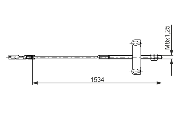 1987482195, Kabel, parkeringsbrems, Tažné lanko, parkovací brzda, BOSCH, 4060872, YC152A793CE, 4041993, 115671, 24372701002, 8AS355669-881, BC4055, C1037B, CAB1179, 49384125