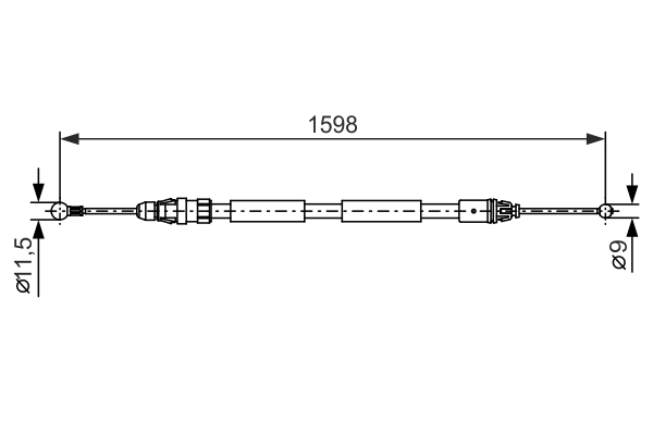 1987482388, Kabel, parkeringsbrems, Tažné lanko, parkovací brzda, BOSCH, 365300QAC, 4408727, 7701312836, 91168673, 3653000QAC, 4411415, 8200178390, 93852189, 3653000QAD, 4414822, 8200263821, 91165523, 91165524, 116805, 1840904029, 1987477116, 24372710682, 44019100, 8140251127, 903372, 9250570, BC2123, C0721B, CAB1492, FBS58, J17267, 116808, 1840905205, 24372710712, 44023400