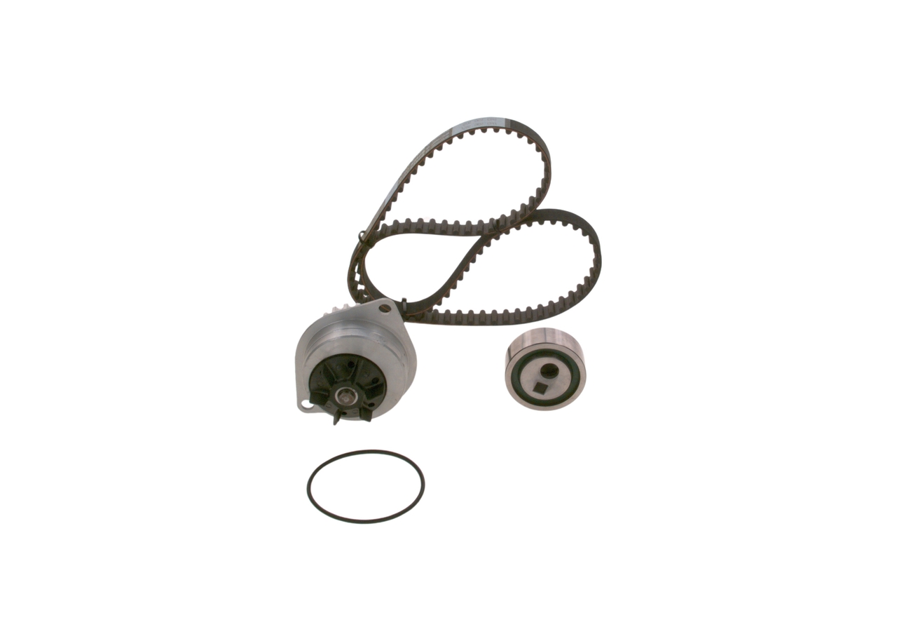 1987946939, Vannpumpe & registerreim sett, Vodní pumpa + sada ozubeného řemene, BOSCH, 1987948898, 530025230, 56600711, CT744WP1, KP15347XS, KTBWP1130, VKMC03111, 1987946580WP9744, 1987948937WP9744