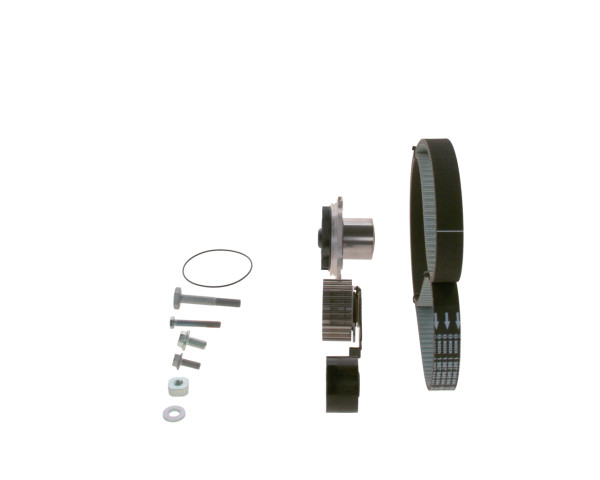 1987946987, Vannpumpe & registerreim sett, Vodní pumpa + sada ozubeného řemene, BOSCH, 1987946944, 530062430, 56036771, CT1106WP1, KP25650XS, KTBWP4580, VKMC02192, 1987948745, VKMC05194, 1987946583WP9792, 1987948939WP9719