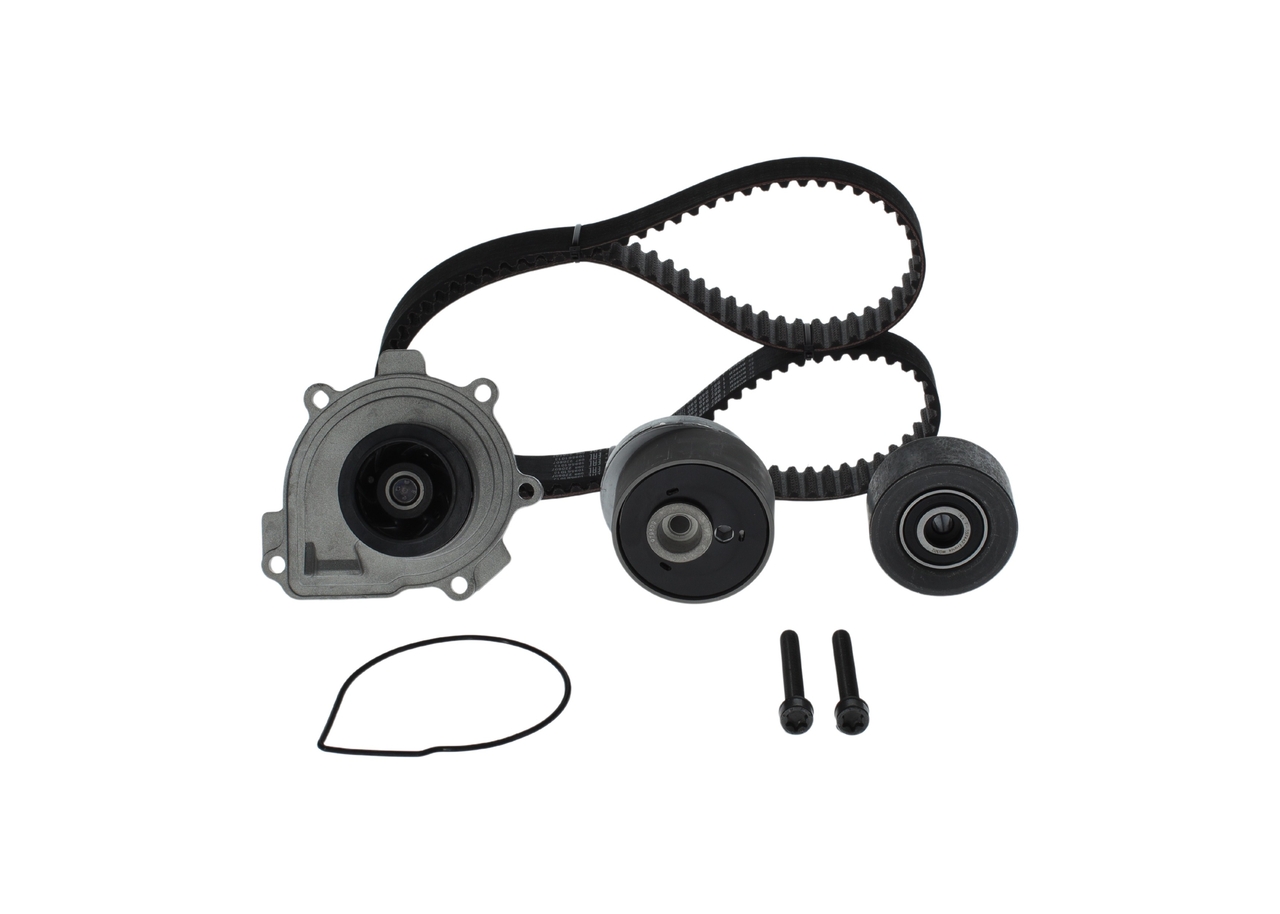 1987948800, Vannpumpe & registerreim sett, Vodní pumpa + sada ozubeného řemene, BOSCH, 1987948215WP9734, 530072430, 55351701, CT1077WP1, KP15603XS, KTBWP5620, VKMC052601, CT1077WP2