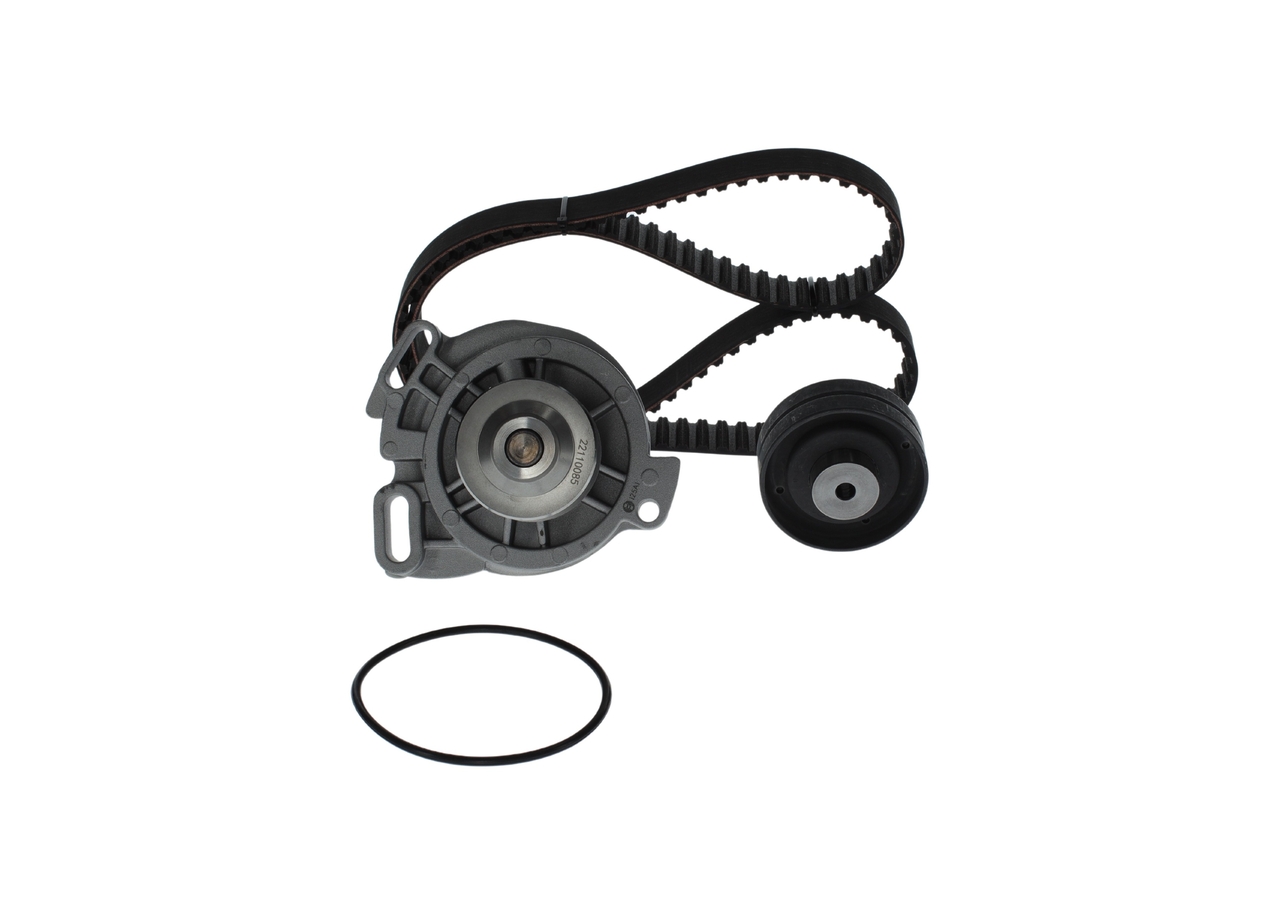 1987948857, Vannpumpe & registerreim sett, Vodní pumpa + sada ozubeného řemene, BOSCH, 1987948511, 55401721, CT939WP1, VKMC02210, 1987948571WP9711