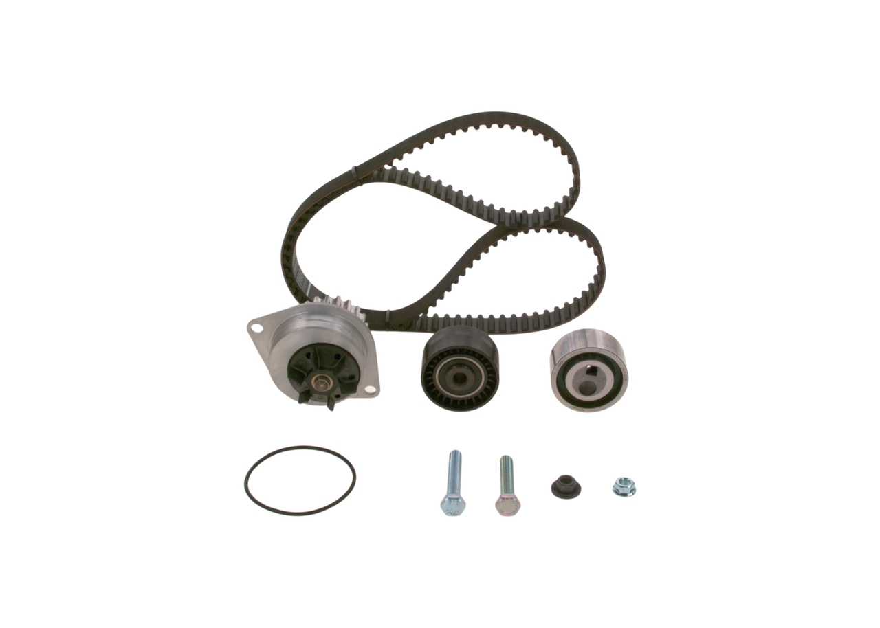 1987948897, Vannpumpe & registerreim sett, Vodní pumpa + sada ozubeného řemene, BOSCH, 1987948263WP9744, 56602711, CT906WP1, KP15418XS, KTBWP1440, VKMC03121