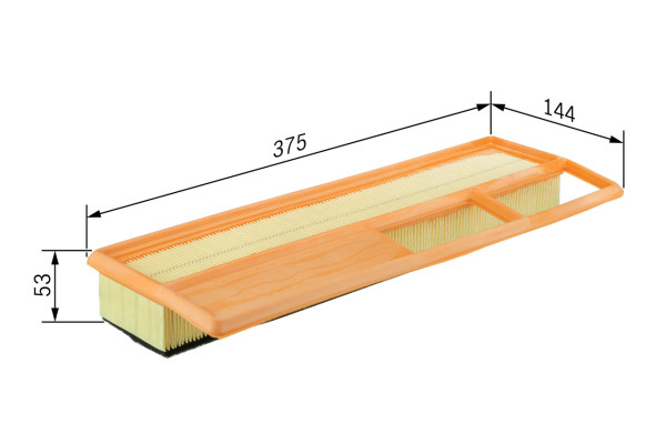 F026400002, Luftfilter, Vzduchový filtr, BOSCH, 1542778, 51775324, 834732, 95513354, 1706918, 55183265, 55193849, 9S519601BA, 9S519601B1A, 3026500, A1227, A2186, ADL142204, AG1541, AI5347, AP0926, C38771, CA10116, E704L, EAF589, ELP9067, LX1920, LX3465, MA1365, PA7506, S3265A, WA9459, AP0927, E704L01, ELP9141