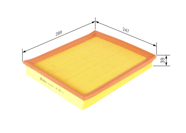 F026400004, Luftfilter, Vzduchový filtr, BOSCH, 0053007386, 165467S000, 53007386, 53007386AB, K53007386AB, 0053030688, 165467S015, 53030688, 053007386, 053030688, 0986626851, 3028400, A1332, A1375, A44727, ADA102213, AG970, ALA8423, AP0032, C28150, CA7440, E581L, EAF606, ELP3996, J1321064, LX1272, PA4046, PA7233, WA9478, 46213