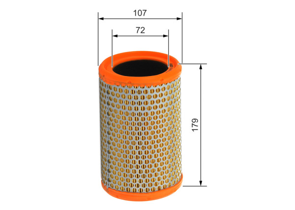 F026400011, Luftfilter, Vzduchový filtr, BOSCH, 1444Q9, 1654600QAG, 7701038857, 1654600Q1G, 7701039857, 7701043709, 7701065985, 8200521692, 1457433025, 184, 2727300, 379AR, 8117, A139, A363, A47841, AF0469, AG1296, AG1498, AI3694, AR349, AR7704, C11455, CA8774, E147066, E432L, EAF048, EL3669, FA132S, FL6940