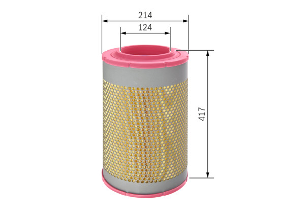 Luftfilter - F026400070 BOSCH - 7424993630, APUC944, 1433697
