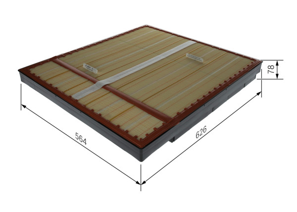 F026400094, Luftfilter, Vzduchový filtr, BOSCH, 7424991295, A0030949004, A0040941104, A0040946604, A0040948704, A6860940504, 0030949004, 0040941104, 0040946604, 0040948704, 6860940504, 1457433727, 2690, 29757, 3037300, 920AP, 93159E, 9827, A995, AF25731, AG1633, AP191, C641500, CA9568, E315L, FA3211, LX747, MD7650, P781349, PA7407