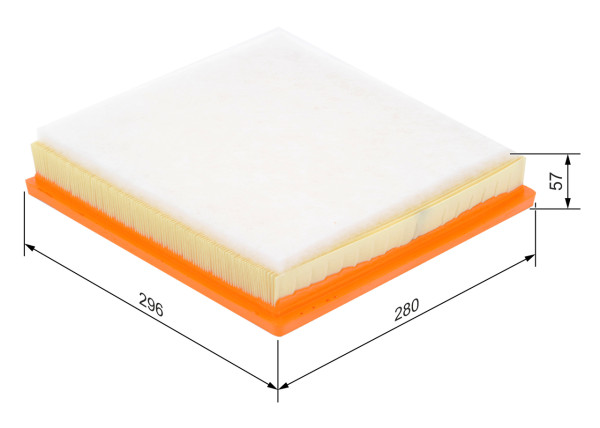 F026400103, Luftfilter, Vzduchový filtr, BOSCH, 1654600QOH, 165464407R, 4411279, 91168237, 1654600Q0H, 165464556R, 4414665, 93160660, 95519049, 1654600Q2B, 4417142, 8200095976, 93856649, 1654600Q2J, 8200490109, 834897, 1654600Q3F, 3046500, A1161, A2106, ADN12242, AP1373, C30163, CA9847, E614L, EAF558, ELP3817, LX1583, MD8160, PA7470