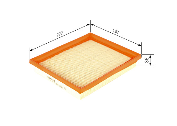 F026400153, Luftfilter, Vzduchový filtr, BOSCH, 1770037250, 1780137020, 1770037251, 1780137021, 1770037252, 178010T040, 178010T050, 1616268880, 3062500, A1501, ADT322110, AG1772, ALA8865, AP1703, C22009, CA10741, E1155L, EAF826, J1322113, LX2870, N1322111, PA7724, WA9671