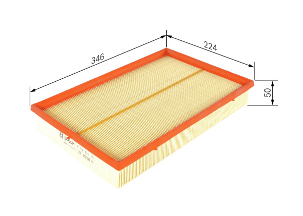 F026400180, Luftfilter, Vzduchový filtr, BOSCH, 1K0129620, 3030300, A1260, A2226, AG1153, AI5441, AP0044, C36188, CA10328, E701L, ELP9280, LX1500, MD8402, PA7542, PC3087E, S3303A, U883606, WA9516