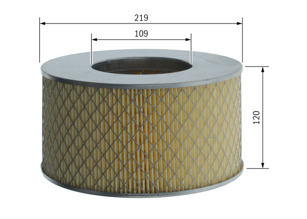 F026400193, Luftfilter, Vzduchový filtr, BOSCH, 177005B091, 1780154150, 1780154170, 27C1000, ADG934, ADT32245, AM3522, C21145, CA5966, CTY12070, E1295L, F026400402, FA282S, FL9016, J1322068, LX1641, MD5136, PC3070E, TA1671, WA6733, C22013, CA9120