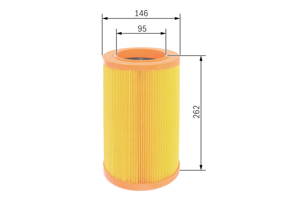 F026400194, Luftfilter, Vzduchový filtr, BOSCH, 51793166, 51793172, 51874053, 2763000, A1293, A2277, AG1518, AR2344, C14004, CA10523, E1120L, EAF717, EL9194, FL9155, LX2088, MA1398, S7630A, V474606, WA9578